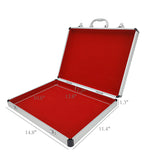 Aluminum Protective Case Mahjong Chips Briefcase Majong Tiles 1 1/8X1 9/16X3/4 15405