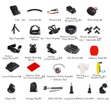 Action Camera Accessory Kit Compatible With Gopro Insta360 Dji Akaso Apeman
