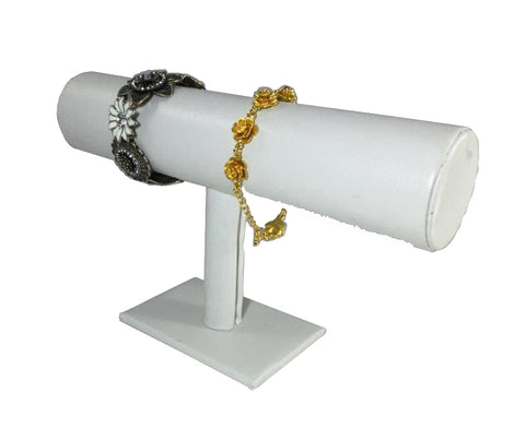 White Jewelry Bracelet Watch Show Display Rack Holder Stand 15439WT