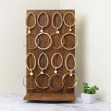 Earring Braclet Display Wooden Rotating 2-Sided Jewelry Display Stand Organizer 15555