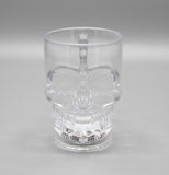 LED Shot Drinking Cup Glass Flashing Blinking LED Cup Whisky Cup Glass Skull  15563