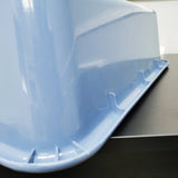 3-Pack 5.5" Low Depth Bus Tubs, Commercial Tote Box, Plastic Storage BIn (3.5 Gallons 13 L Capacity),Grey 20.66 X 14.7 X 5.5" Outside Dims, BPA Free Food Grade PP 15565-3PK