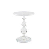 Clear Acrylic End Table Side Drink Coffee Round Night Stand Riser Glorifier14X21 15573