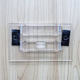 Glass Window Car Mount Business Card Holder Outdoor Vehicle Trucks Door Wall 15576