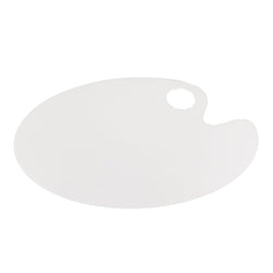 Acrylic painting palette thumb hole clear 11.8X7.87" oval oil watercolor art 15584