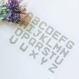 Glitter Rhinestone Alphabet Letter Stickers, 3 sets of 26 Letters Self-Adhesive DIY Art and Craft 15586