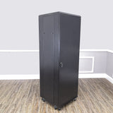 Server AV Cabinet Audio Video Equipment Rack Lock Keys Metal Black 37U w/Shelf  15594