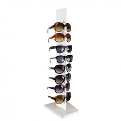8 Pair Eyewear Sunglass Display Countertop Rack with Locking Features 15595