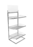 Beverage Rack Metal Rack Bakery Rack Confectionary Display Stand 15602