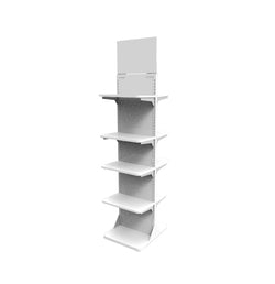 Double-sided Floor Display Rack, Cosmetic Display, Beverage merchandise Stand 15606