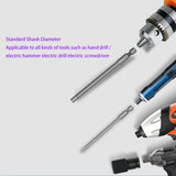 Hex Allen Drill Bit Set 10-Piece Metric Sizes 1.5mm to 12mm 3.9" long Magnetic 15618