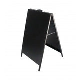 24 X 39" Black Chalk Board Wet Erase A-Frame Menu Metal Frame Side Walk Sign Restaurant Sign 19208