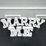 Marry ME Marquee Signs Battery Operated Warm White Marriage Proposal 15622