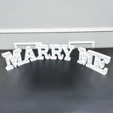 Marry ME Marquee Signs Battery Operated Warm White Marriage Proposal 15622
