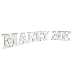 Marry ME Marquee Signs Battery Operated Warm White Marriage Proposal 15622