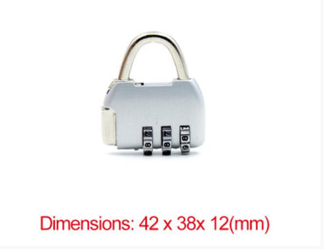 Digit Combination Security Code Padlock for Travel Luggage Suitcase