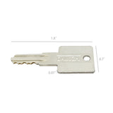 Administration Key master key for combination lock 15615 MASTER KEY 15628