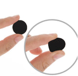 54 Pieces 0.82" Yellow Maple Wood Grain Self Adhesive Sticker Screw Hole Cover 15631-BLACK