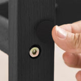 54 Pieces 0.82" Yellow Maple Wood Grain Self Adhesive Sticker Screw Hole Cover 15631-BLACK