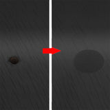 54 Pieces 0.82" Yellow Maple Wood Grain Self Adhesive Sticker Screw Hole Cover 15631-BLACK