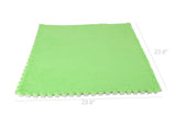 Puzzle Exercise Mat 1/2 Inches,24X24 Inches Green EVA Interlocking Foam Floor Tiles for Home Gym,Mat for Home Workout Equipment,Floor Padding for Kids,25 Packs of 100 SQ FT 15632