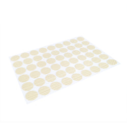 54 Pieces 0.82" Yellow Maple Wood Grain Self Adhesive Sticker Screw Hole Cover 15633-YELLOW MAPLE