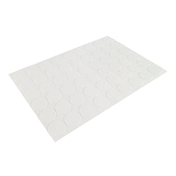 54 Pieces 0.82" Yellow Maple Wood Grain Self Adhesive Sticker Screw Hole Cover 15634-WHITE
