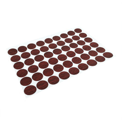 54 Pieces 0.82" Yellow Maple Wood Grain Self Adhesive Sticker Screw Hole Cover 15636-Red MAHOGANY