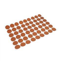 54 Pieces 0.82" Yellow Maple Wood Grain Self Adhesive Sticker Screw Hole Cover 15637-Cherry