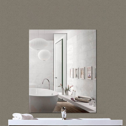 Free-Standing Acrylic Plastic Mirror, 3x3.9 Rectangle