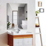 16X20" Rectangle Acrylic Mirror Plastic Shatter Proof Bath Nursery Kids Safety 15639-16 inchesX20 inches