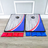 Cornhole Game Set, Two 36*24 inches Cornhole Boards, 8 Bags Outdoor Toss Games 15644