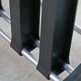 3-Pair Boots Rack Organier Adjustable Spacing Heavy Duty Black 22X22X12" 15645