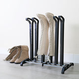 3-Pair Boots Rack Organier Adjustable Spacing Heavy Duty Black 22X22X12" 15645