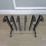 3-Pair Boots Rack Organier Adjustable Spacing Heavy Duty Black 22X22X12" 15645
