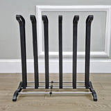 3-Pair Boots Rack Organier Adjustable Spacing Heavy Duty Black 22X22X12" 15645