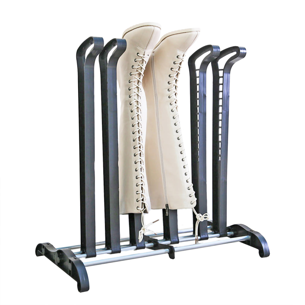 3-Pair Boots Rack Organier Adjustable Spacing Heavy Duty Black 22X22X1 ...
