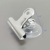 3 PK 2" W Clip  Diameter Suction Cup Clips Clamps Glass-Window-Refrigerator Tile 15650-3PK