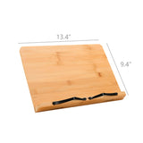 Book Stand Large Cookbook Holder Reading Easel Adjustable Height, Foldable 15658
