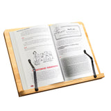 Book Stand Large Cookbook Holder Reading Easel Adjustable Height, Foldable 15658