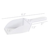 Foodservice 4 OZ Scoop PP Utility Ice Scoop, Translucence, Plastic Kitchen Scoop 15666-4PK