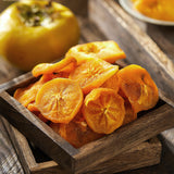 Dried Persimmon Fruit Snacks, Organic Dried Persimmon Slices Healthy 10.5 OZ 15674