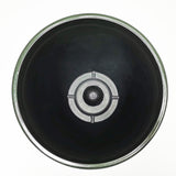 Garden Green Plastic Round 11.8X11.8" Planter Resin Glazed Faux Ceramic Light 15675