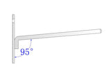 2-PEG Lead Apron Wall-mount Hook Hanger 15685