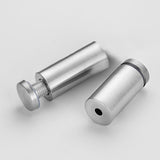 Stainless Steel Wall Mount Glass Standoff Holder Screw Nails 0.5 X 0.787  inches Advertising Nails Nuts with Screws 15689-12PK