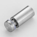 Stainless Steel Wall Mount Glass Standoff Holder Screw Nails 0.5 X 0.787  inches Advertising Nails Nuts with Screws 15689-12PK