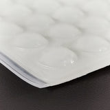 100Pack Clear Round Self-Adhesive Rubber Pad Silicon Bumpers Bumpon 3/8" Home 15690-100PK