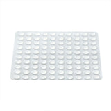 100Pack Clear Round Self-Adhesive Rubber Pad Silicon Bumpers Bumpon 3/8" Home 15690-100PK