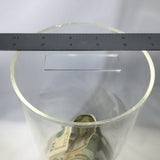 Donation Can Fundraising Jar Clear Acrylic Plexiglass 15703D