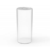 Donation Can Fundraising Jar Clear Acrylic Plexiglass 15703D